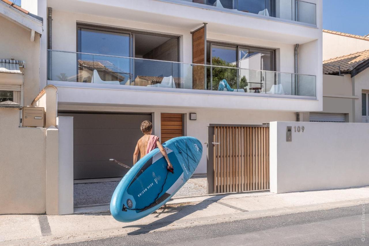South-Of-France T2 Neuf Haut De Gamme, Climatise, Parking Gratuit, 2Eme Ligne Balcon 3 Карнон-Плаж Экстерьер фото